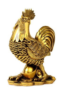 现货速发铜摆件报晓大吉大利生肖鸡家居卧室装饰工艺品客厅摆件