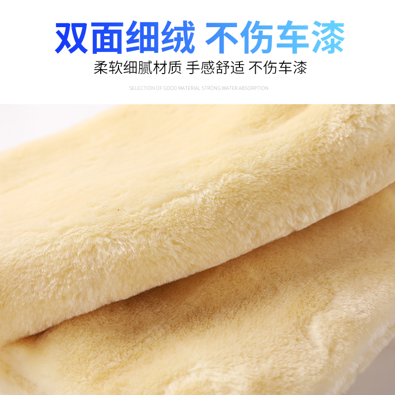 现货速发洗车手套抹布熊掌双面毛绒擦车雪尼尔手擦套汽车车用清洗