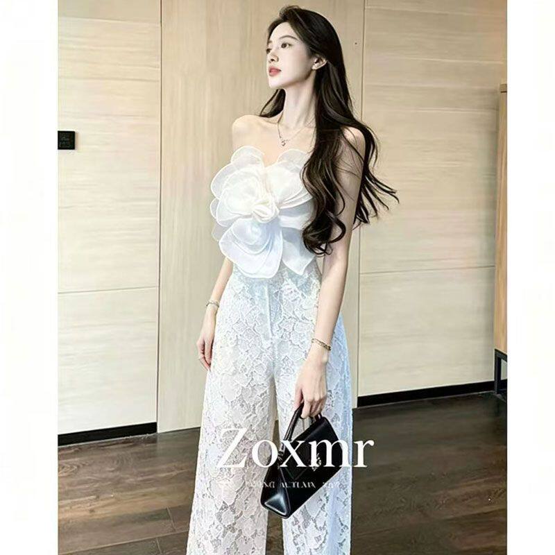 御姐时尚套装女立体花朵