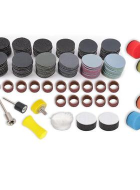 英寸干湿砂磨盘用于Dremel砂钻头钩环砂纸-粒度旋转件