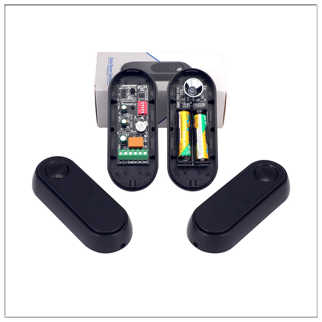 单光束红外对射报警器 自动门道闸门窗感应器 红外线防盗感应器