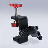 智飞铝合金钓台配件小钓凳大钓台大物炮台架钓鱼伞配件快速转接器