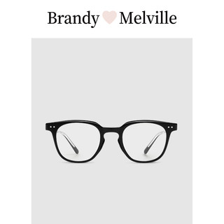 Brandy Melville BM眼镜男女同款2024新款黑框镜架板材防蓝光眼镜