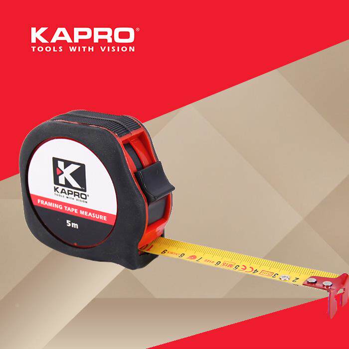 KAPRO5米8米防滑包胶木工装修测量卷尺子