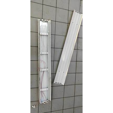 佛山信华照明LED日光灯管T8三管3支带罩座专用支架空架灯架1.2米