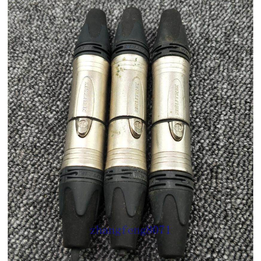 原装进口新款 瑞士NEUTRIK纽崔克镀银插头 三芯卡侬头平衡头 一对