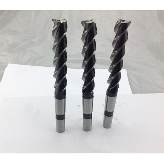 超硬速钢锥柄标准加长立铣刀50X200X250白钢