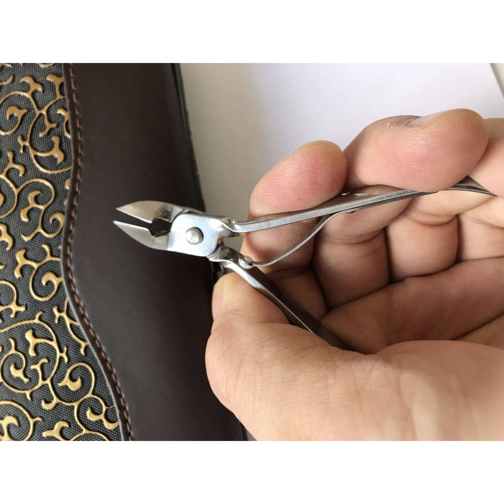 厂家不锈钢8712死皮钳去老皮修甲工具美容钳指甲死皮剪可定制