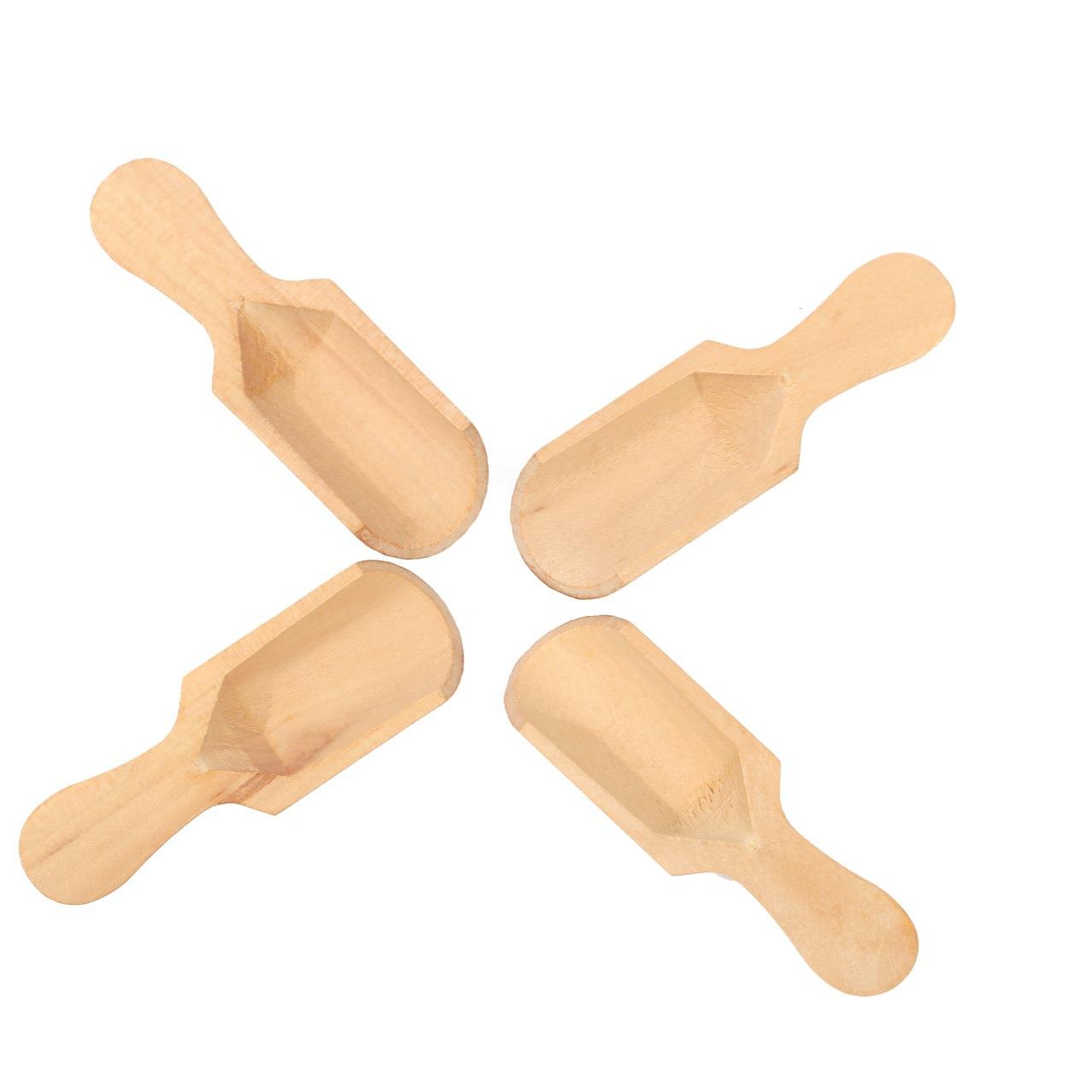 迷你小木勺奶粉量勺迷你小调羹荷木小茶叶勺调料咖啡粉末勺子