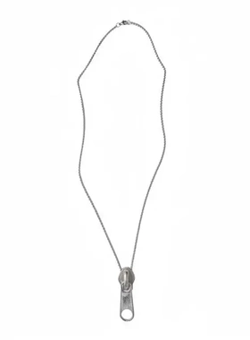 韩国ins拉链项链小众设计感高级冷性风锁骨链百搭复古饰品