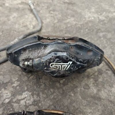 【布雷博】刹车卡钳brembo 斯巴鲁STI黑B 金B前四后二刹车卡钳GT6