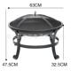 户外圆形篝火盆庭院晚会烧烤炉外贸火盆取暖柴火炉烧火炉现货