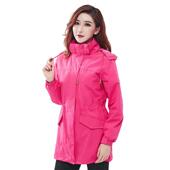冬季 登山服男骑行风衣女工厂 户外三合一冲锋衣logo中长款
