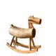 全实木摇摇马儿可爱童游乐园骑骑马民宿酒店装 饰创意摆件摇马坐凳