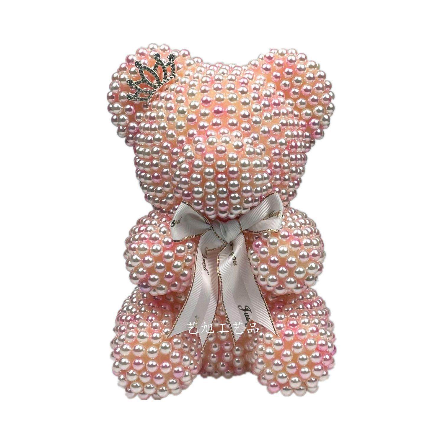 七夕情人节520母亲节仿真珍珠熊生日礼品送女友礼盒珍珠兔子,家居饰品,餐桌花艺,淘宝优惠券,粉丝福利购,淘宝优惠卷