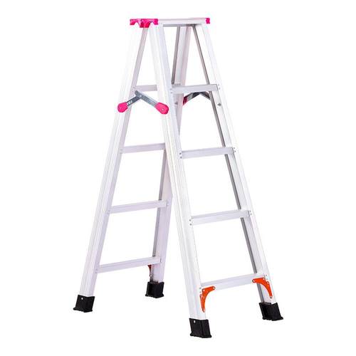 人字梯铝合金加厚登高梯家用梯子折叠梯工程铝梯双侧合页梯叉梯