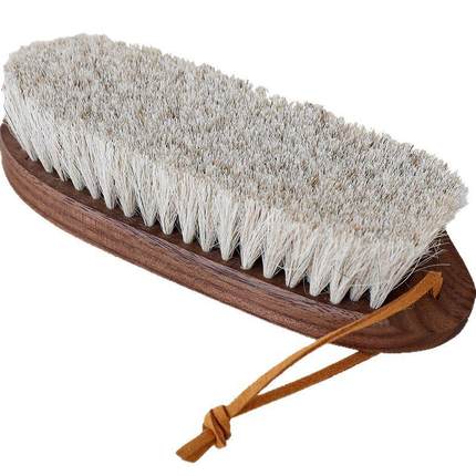 全马鬃清洁刷家用衣物打理刷软毛除尘刷子胡桃木护理刷子厂家直销