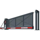 铝合金电动悬浮门企业政府别墅工厂智能悬空运行伸缩折叠工业大门