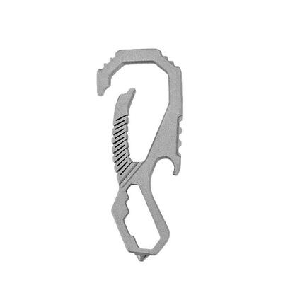 fegve钥匙扣多功能斐戈带开瓶个性创意钛合金纯男汽车钥匙扣挂件