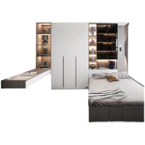 衣柜定制全屋定制实木衣柜工厂电视柜榻榻米衣帽间卧室全木衣柜