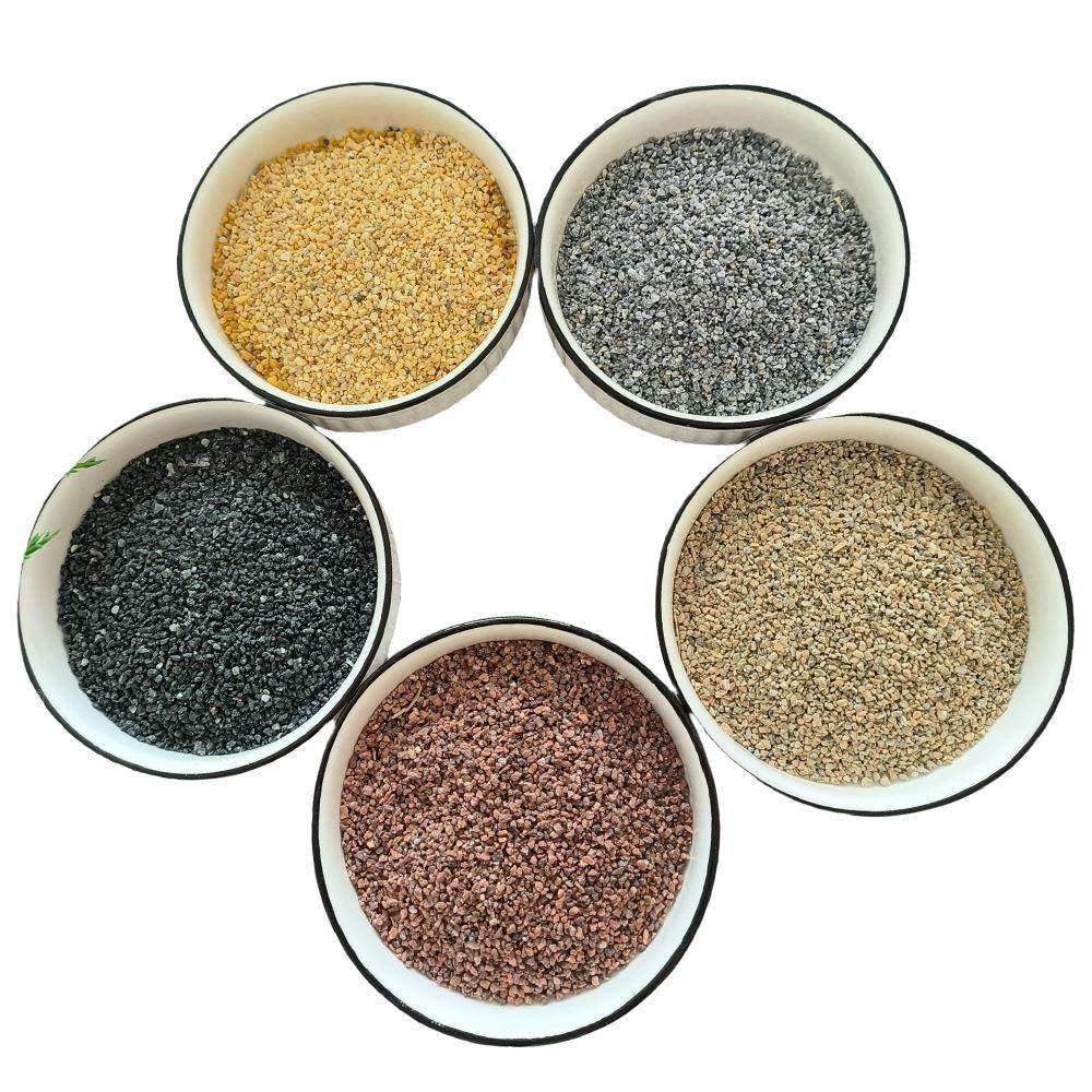 彩砂树脂水洗石瓷石漆骨料微岩石彩砂地坪涂料水洗石PC砖用面层砂,基础建材,粗沙,淘宝优惠券,粉丝福利购,淘宝优惠卷