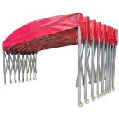 户外移动推拉雨棚工厂大型仓库棚伸缩活动遮阳蓬球场雨棚折叠帐篷