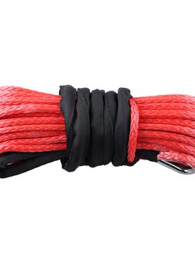 7700磅电动绞盘绳尼龙高强度纤维绳5/6/7mmx15m汽车拖车绳拖车带