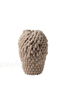 奶油风法式客厅茶几插干花瓶餐厅花器样板间酒店别墅摆件软装饰品