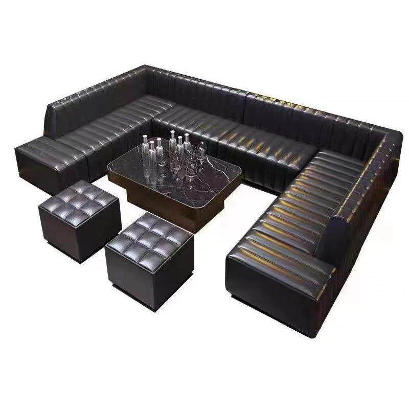 ktv沙发私人影院酒吧夜总会包厢港式轻奢清卡座歌舞厅茶几组合