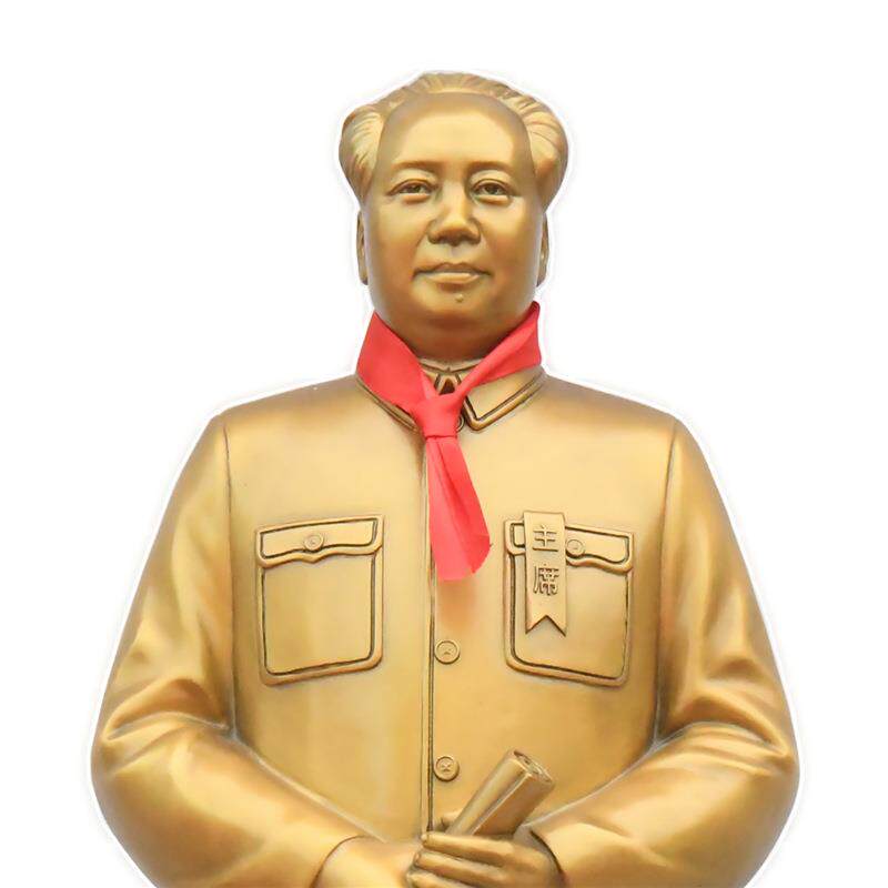 毛主席摆件毛爷爷铜像挥手雕塑全身黄铜招手站像工艺客厅装饰礼品