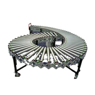 动力滚筒线伸缩输送带传送带转弯机快递分拣流水线小型卸货