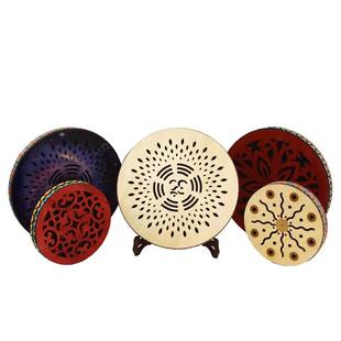 溪水鼓民族打击乐器音乐理疗拟声自然雨棒便携小型乐器溪流下雨声