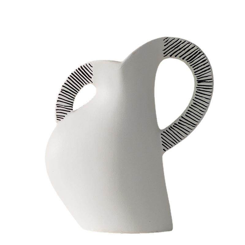 创意艺术客厅电视柜桌面装饰北欧简约陶瓷花瓶摆件干花插花器,橡塑材料及制品,工业陶瓷,淘宝优惠券,粉丝福利购,淘宝优惠卷