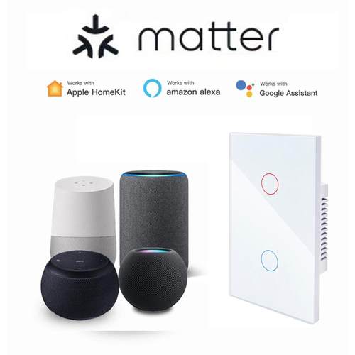 matter智能开关Alexa直连美规HomeKit触摸120标google多平台语音