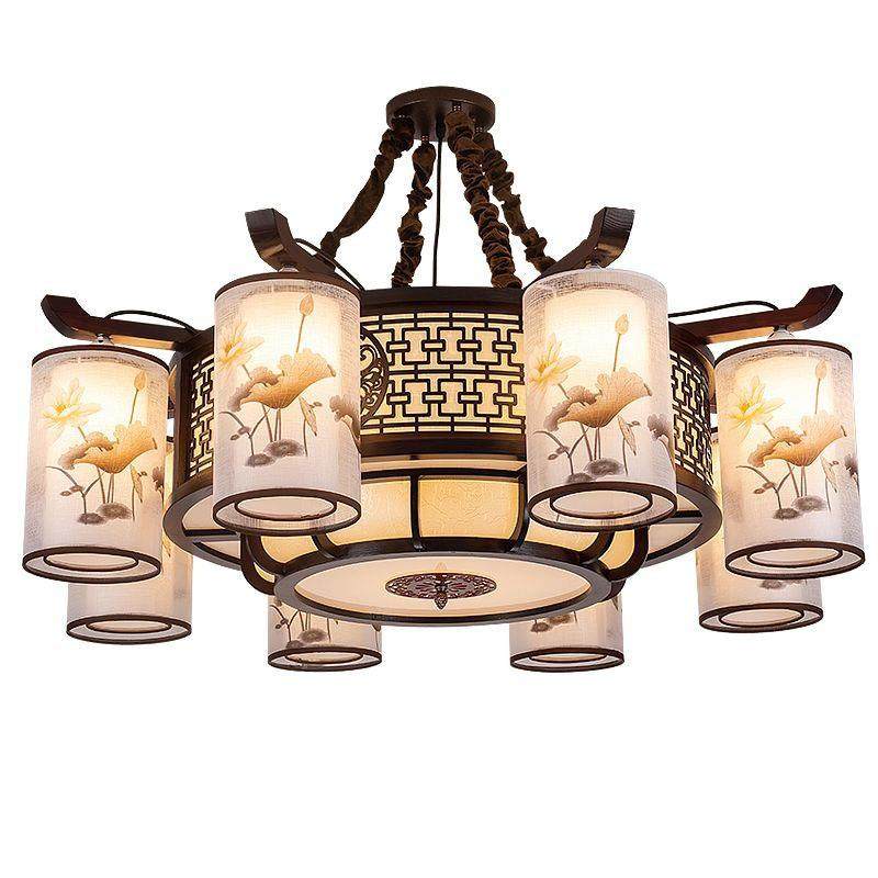 中式仿古实木吊灯客厅卧室中国风餐厅酒店饭店包厢古典装饰木艺灯,家装灯饰光源,智能吊灯,淘宝优惠券,粉丝福利购,淘宝优惠卷