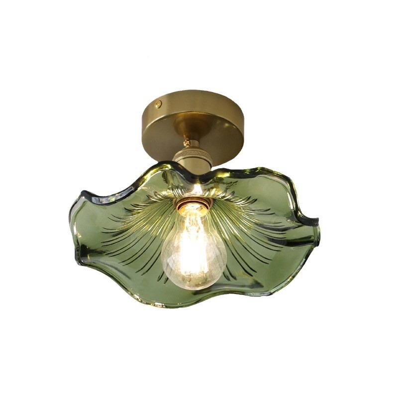 欧式玻璃吸楼顶中式关阳台梯入户网红款走灯廊JTP轻奢简约吊玄灯