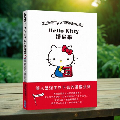 台版 Hello Kitty读尼采 让人坚强生存下去的重要法则励志 SANRIO三丽鸥 哲学通识绘本 把深奥的哲学变得易懂 尖端出版 心理励志书