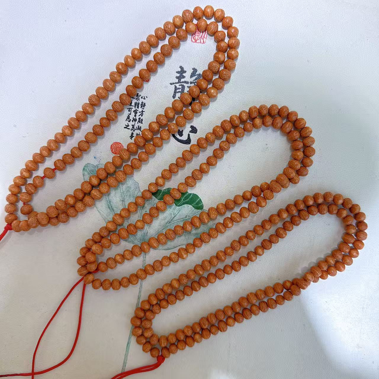 精品小凤眼红皮同树成熟籽小规格凤眼菩提佛珠半成品diy散珠原创