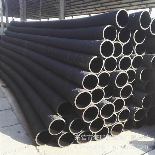 大口径吸砂钢丝管池塘换水清淤洗塘用大排量耐磨吸排砂橡胶钢丝管