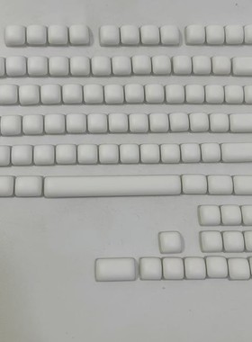 MOG白色馒头主题键帽面包键帽MOG高度87键PBT热升华(仅键帽)
