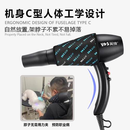 英绅吹风机方便拉毛蓝光暖风热风恒温专业宠物吹风吹毛狗狗吹风机