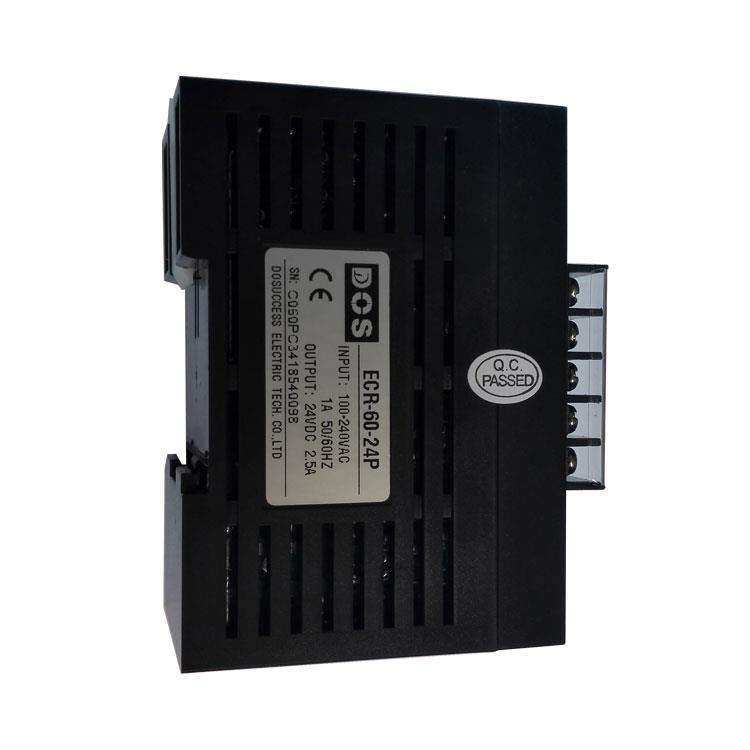 EPR-60-24P工业级导轨式开关电源供应器直流DC24V2.5A可电压数显