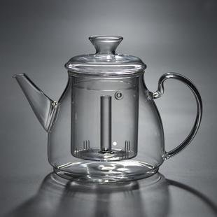 电陶炉煮茶器玻璃蒸茶壶耐高温白茶专用加厚煮茶壶大容量茶具套装