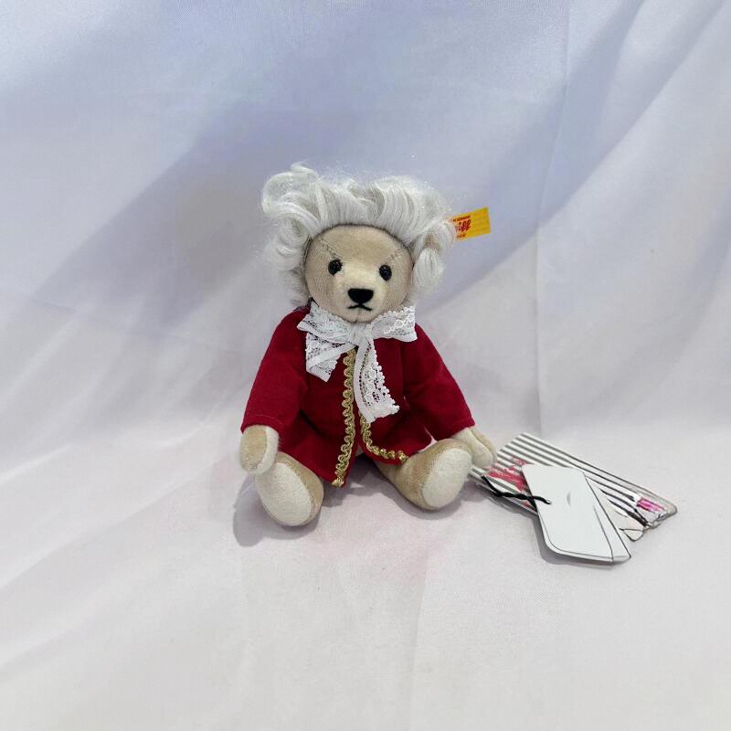 德国steiff史戴芙收藏开放版莫扎特泰迪熊公仔毛绒玩偶玩具纪念礼