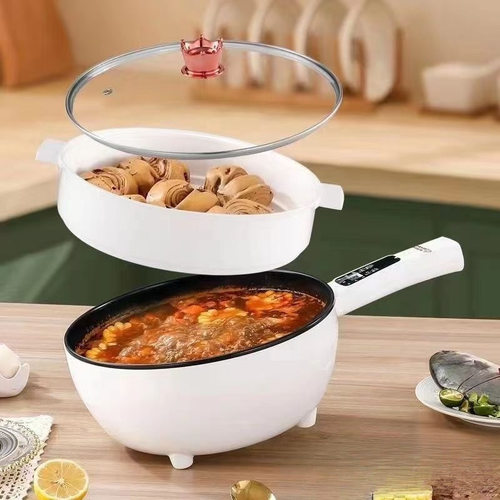 电炒锅家用大容量炒菜爆炒多功能不粘锅电炒锅一体炒菜大功率煮煎