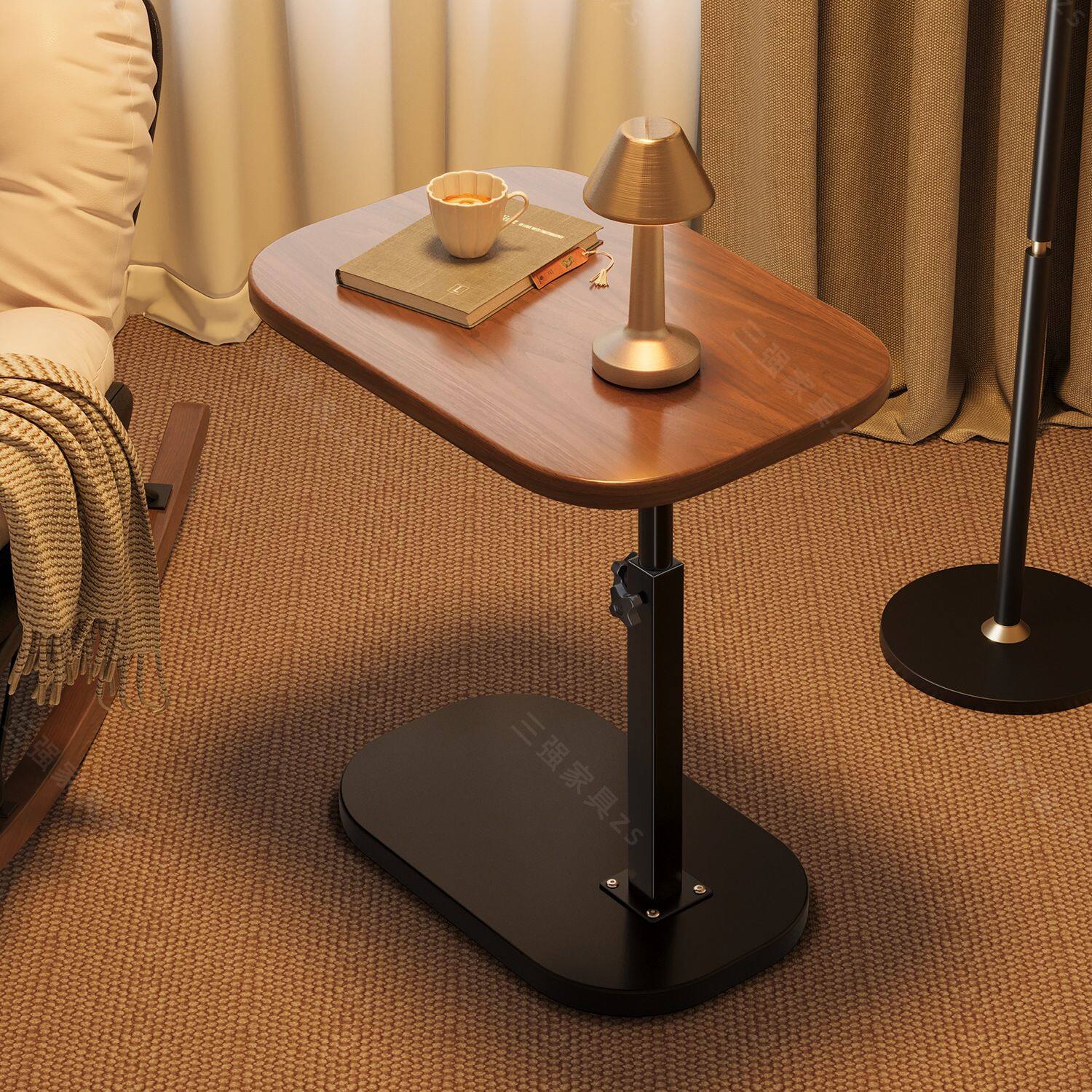 小桌子升降茶几客厅沙发边几卧室床边桌床头置物架迷你可移动边桌