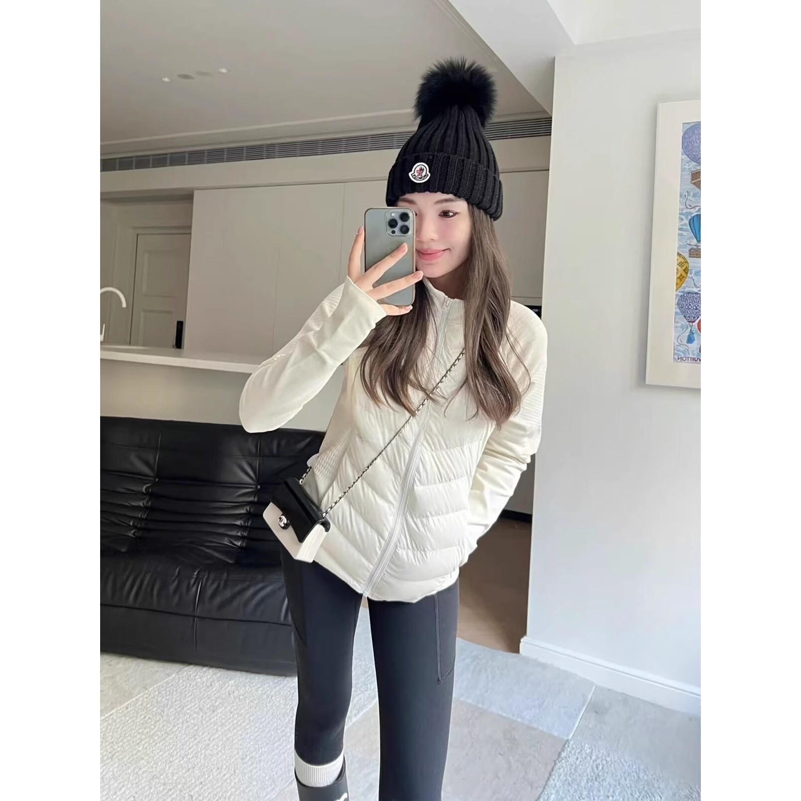 LULU运动羽绒服女轻薄户外保暖外套徒步跑步瑜伽白鹅绒短款健身服