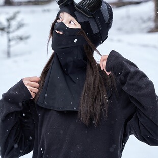 awka滑雪护脸面罩2025新款头套防风防寒专业户外男女款秋冬季保暖