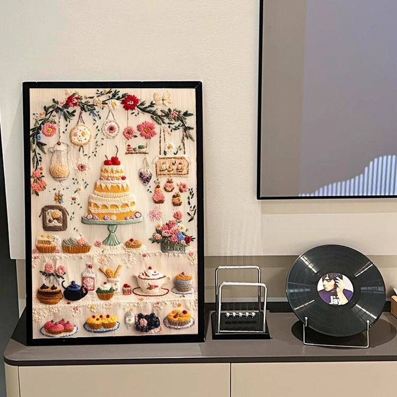 北欧风客厅装饰画感现代简约极简高级风奶油儿童房挂画轻奢玄关