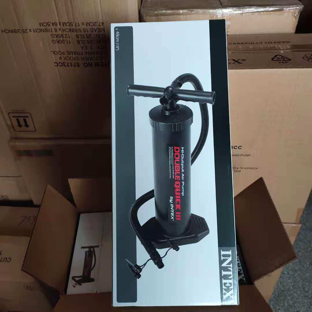 intex 68615 高速手动型气泵充气手泵 打气筒 大号工具自吸